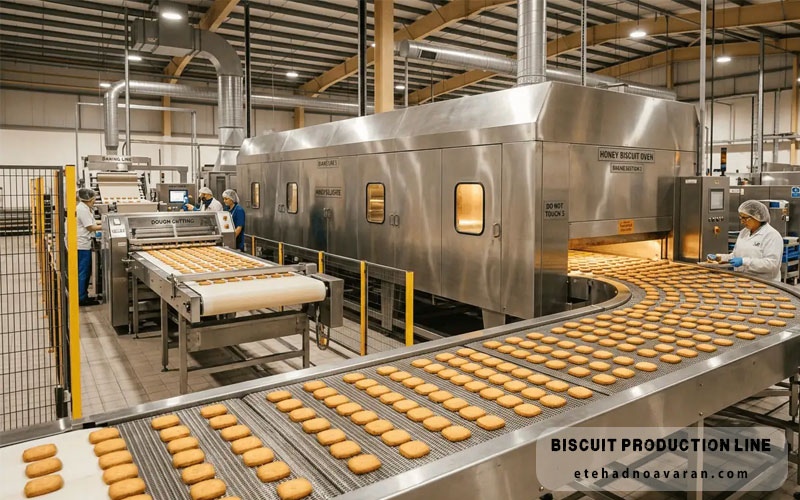 Biscuit production line