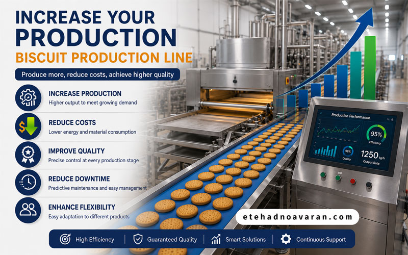 Solutions to increase the efficiency of the biscuit production line