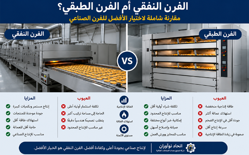 الفرن النفقي أم الفرن الطبقي: أيهما أفضل؟