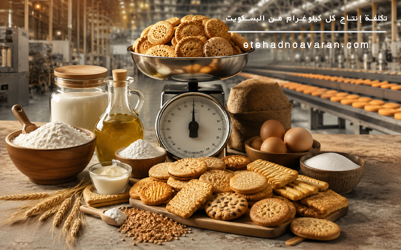 تكلفة إنتاج كل كيلوغرام من البسكويت